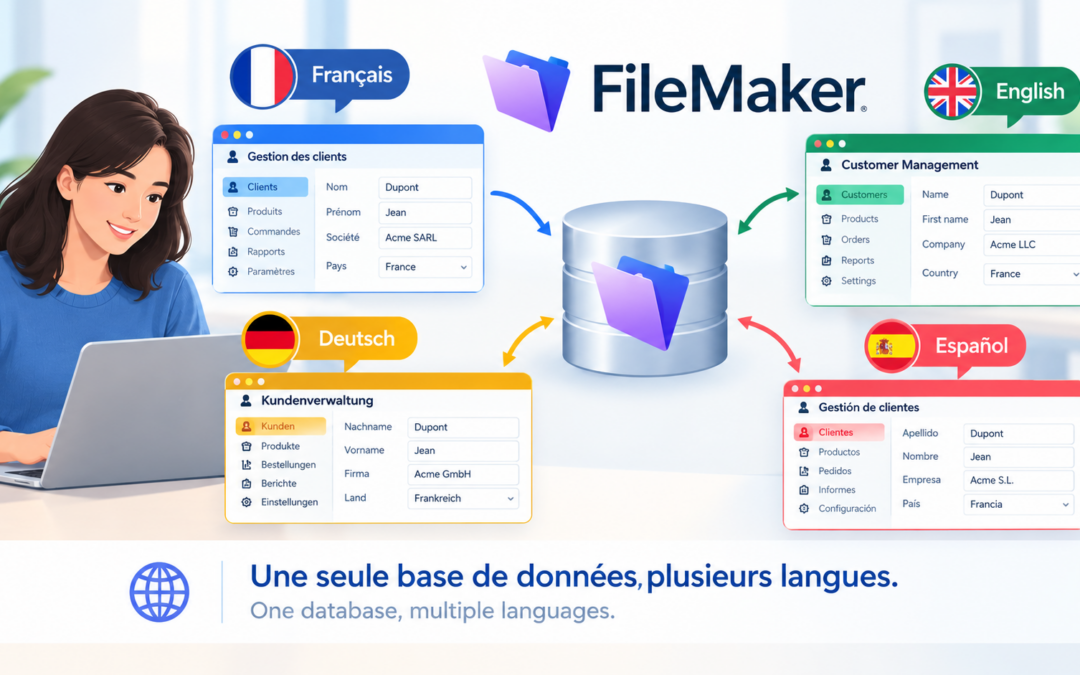 Transformer votre base FileMaker en multilingue